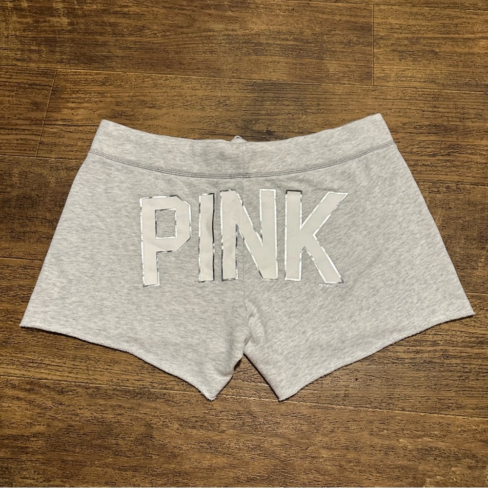 VS PINK Y2K VINTAGE TIE WAIST LOGO SHORT
